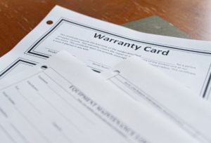 warranty card for a heavy duty vehicle purchase